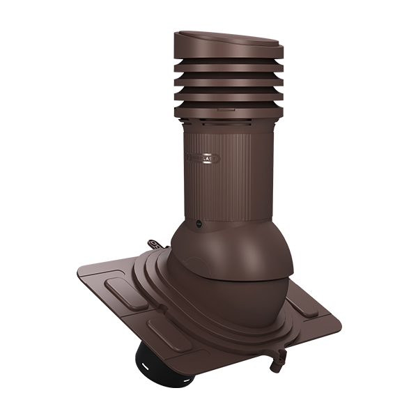 UNIVERSAL EVO ventilācijas izvads NEIZOLĒTS 125d - Brūns